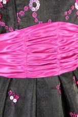 画像9: 数量限定 / リボン付き＆イタリア製オーガンジー使用の2wayフレアーロングドレス (9)