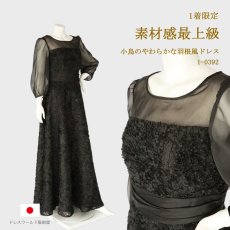画像1: 1着限定 / 小鳥のやわらかな羽根風袖付きフレアーロングドレス(ぽわん袖シリーズ) (1)